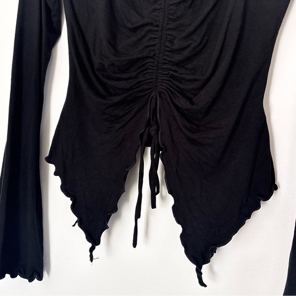 Urban Outfitters Cinched Ruched Cropped Top Medium A48 - Picture 11 of 16